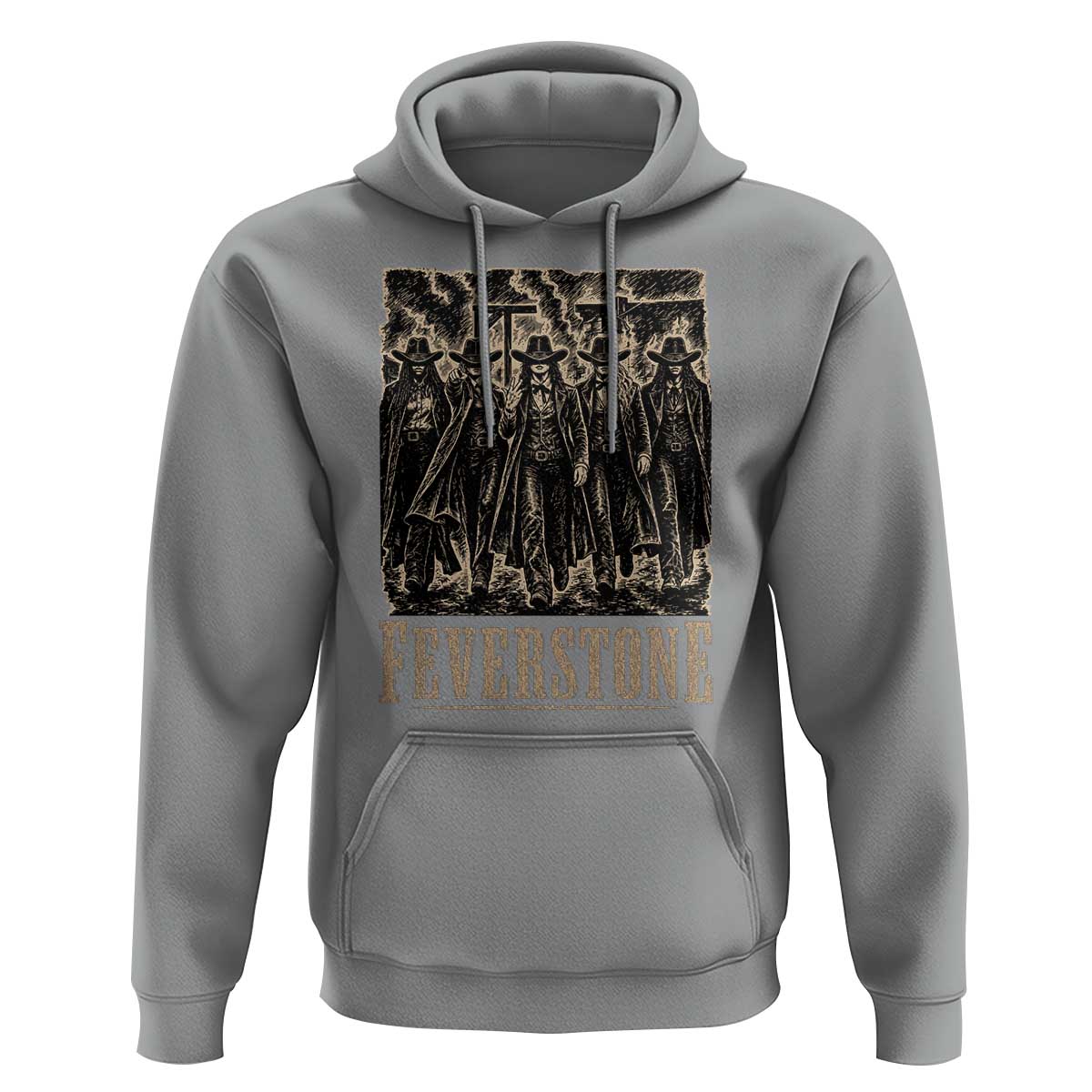Vintage Feverstone Cowgirls Wild West Outlaw Legends Hoodie