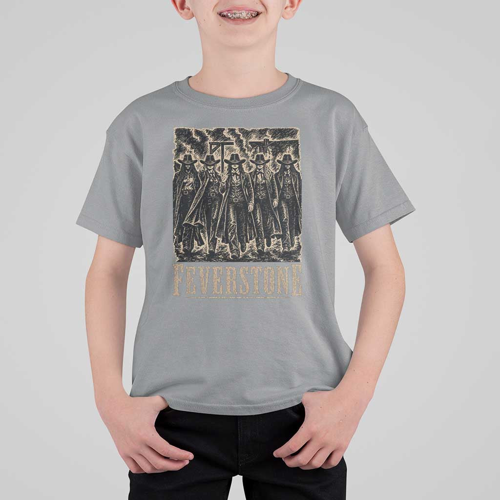 Vintage Feverstone Cowgirls Wild West Outlaw Legends T Shirt For Kid