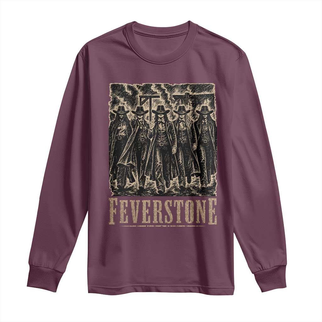 Vintage Feverstone Cowgirls Wild West Outlaw Legends Long Sleeve Shirt