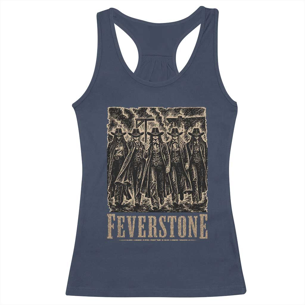 Vintage Feverstone Cowgirls Wild West Outlaw Legends Racerback Tank Top