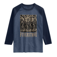 Vintage Feverstone Cowgirls Wild West Outlaw Legends Raglan Shirt