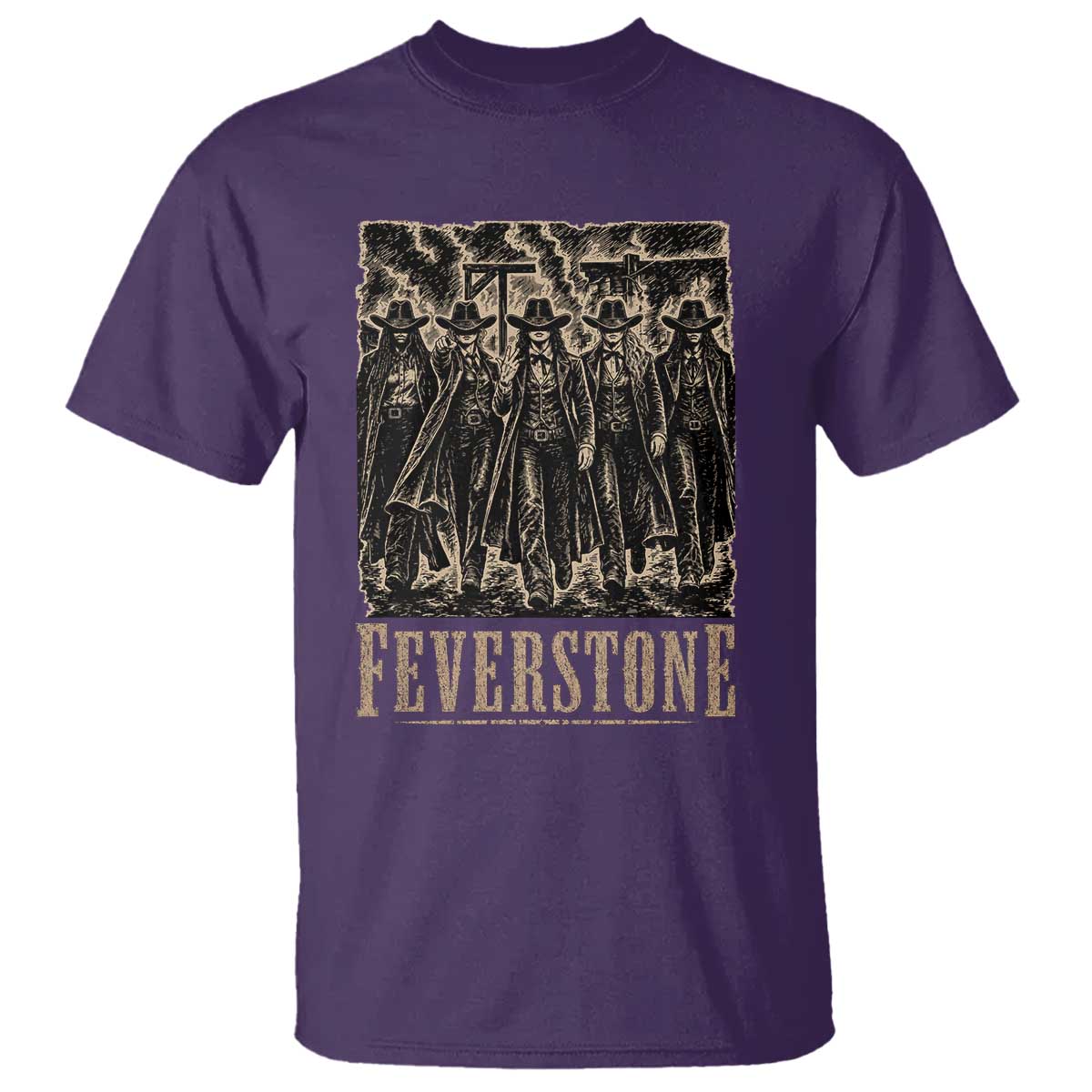 Vintage Feverstone Cowgirls Wild West Outlaw Legends T Shirt