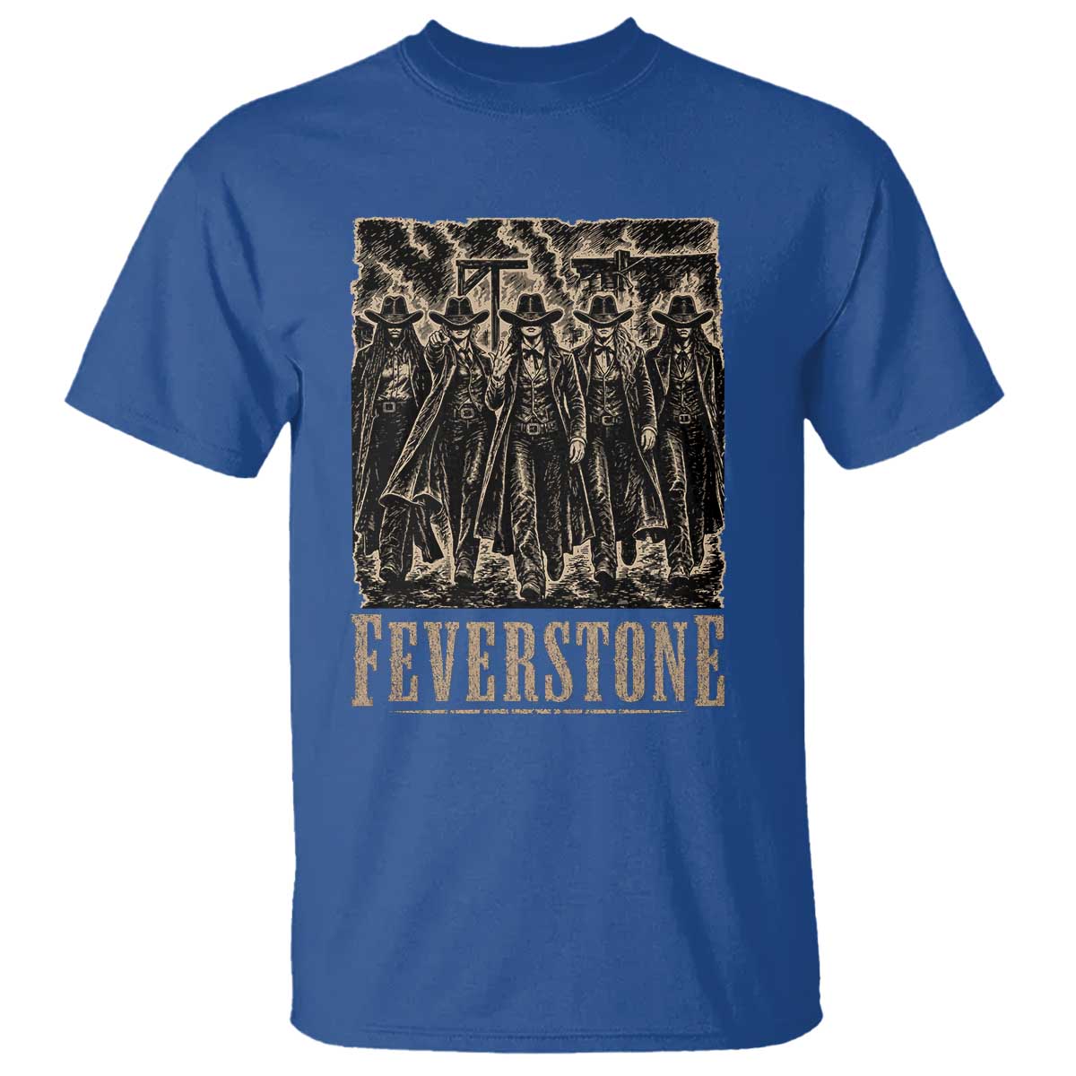Vintage Feverstone Cowgirls Wild West Outlaw Legends T Shirt