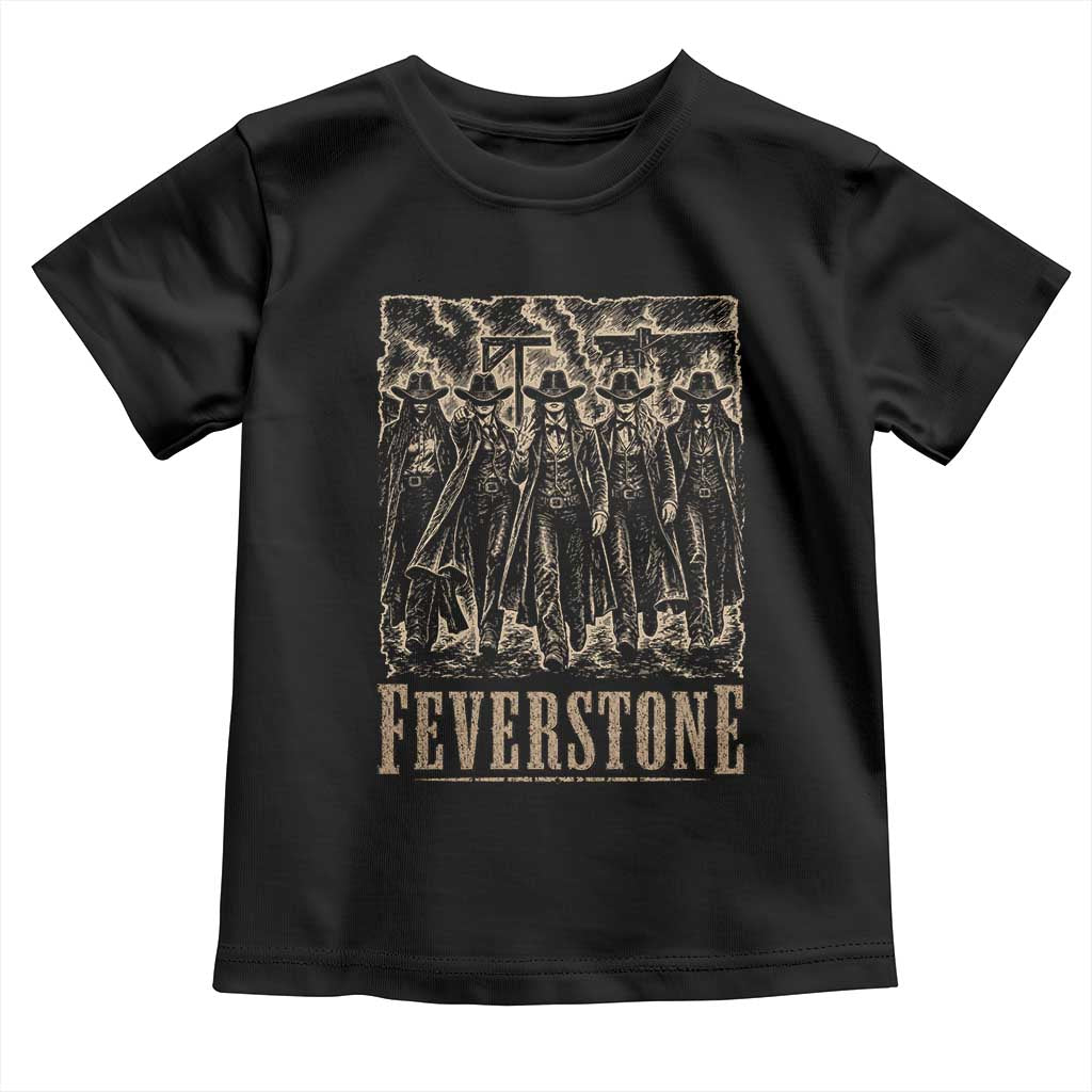 Vintage Feverstone Cowgirls Wild West Outlaw Legends Toddler T Shirt