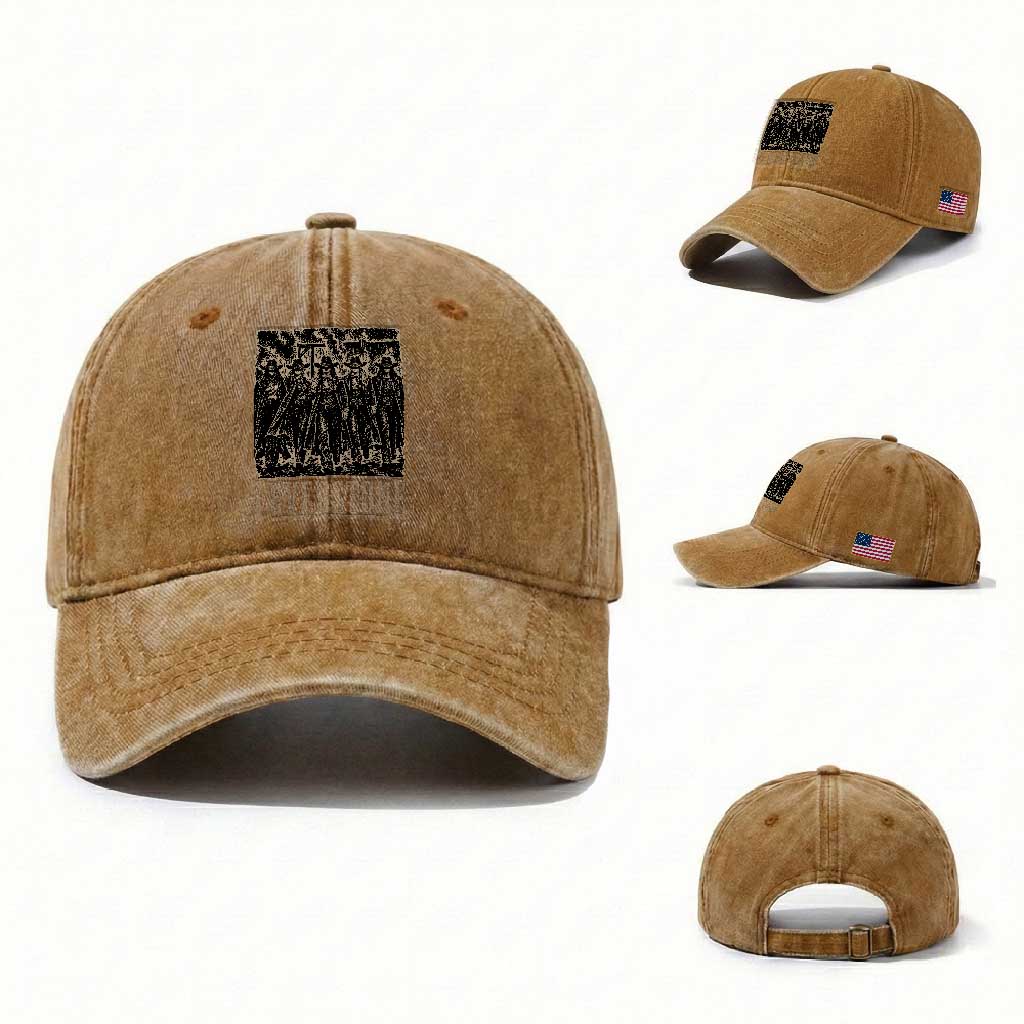 Vintage Feverstone Cowgirls Wild West Outlaw Legends Washed Cotton Baseball Cap