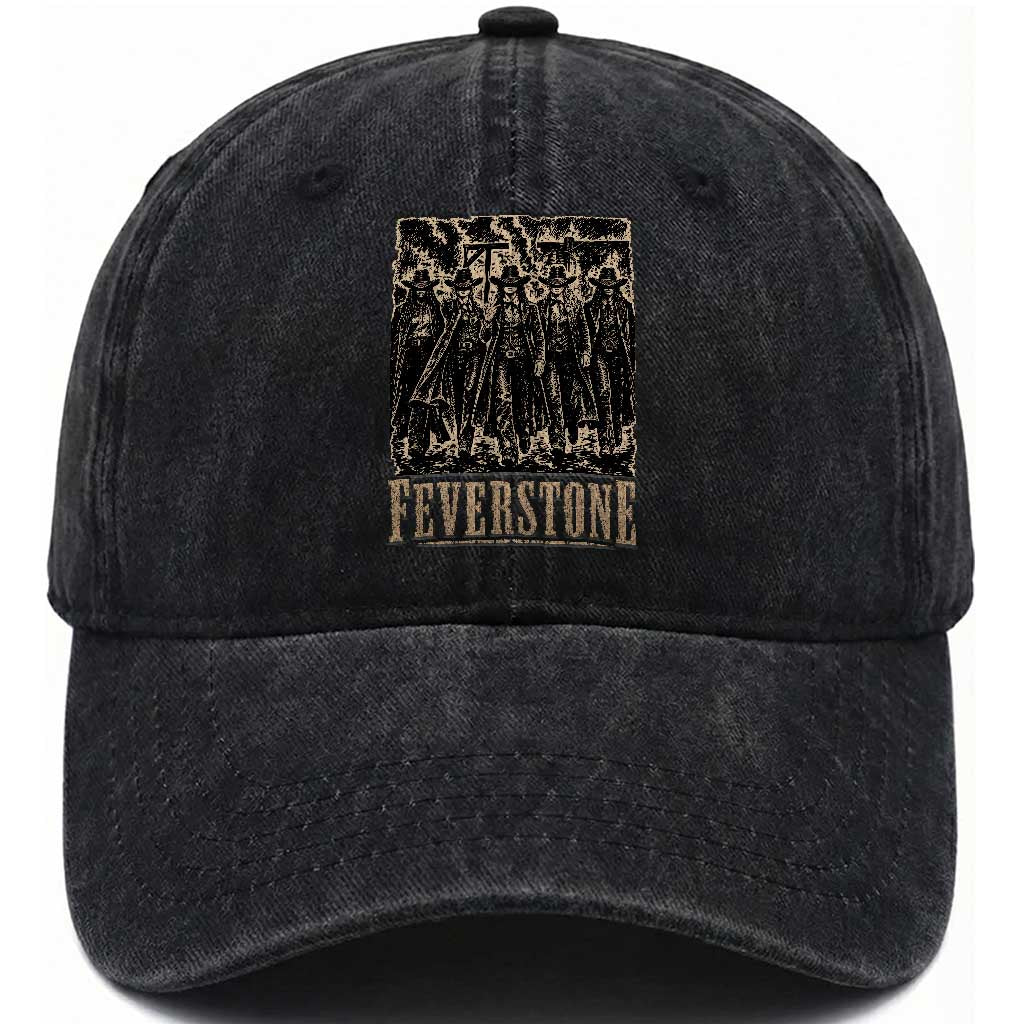 Vintage Feverstone Cowgirls Wild West Outlaw Legends Washed Cotton Baseball Cap