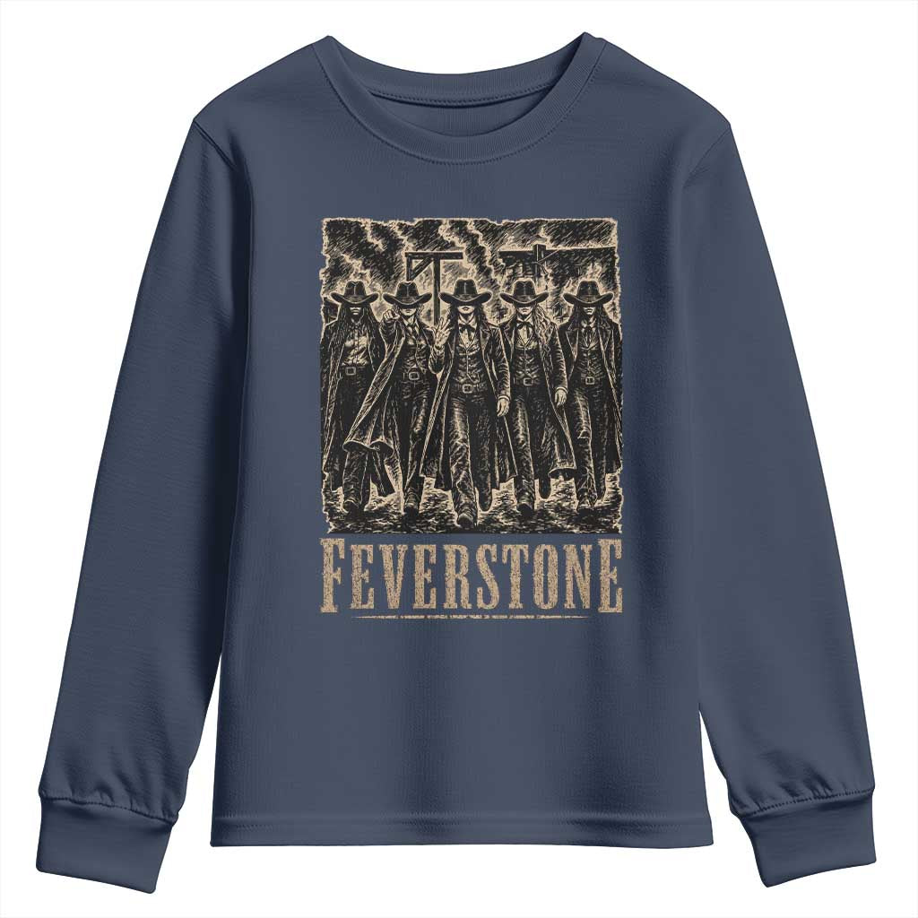 Vintage Feverstone Cowgirls Wild West Outlaw Legends Youth Sweatshirt