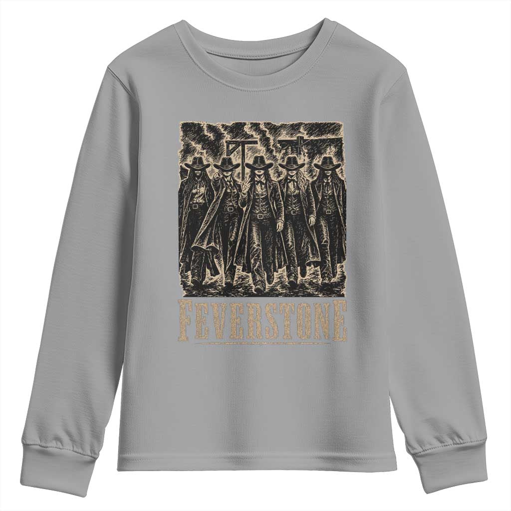 Vintage Feverstone Cowgirls Wild West Outlaw Legends Youth Sweatshirt