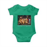 Support Your Local Egg Dealer Chicken Sipping Iced Coffee Graphic Baby Onesie Funny Homesteading Farm Life