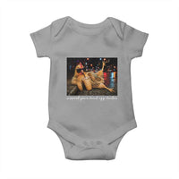 Support Your Local Egg Dealer Chicken Sipping Iced Coffee Graphic Baby Onesie Funny Homesteading Farm Life