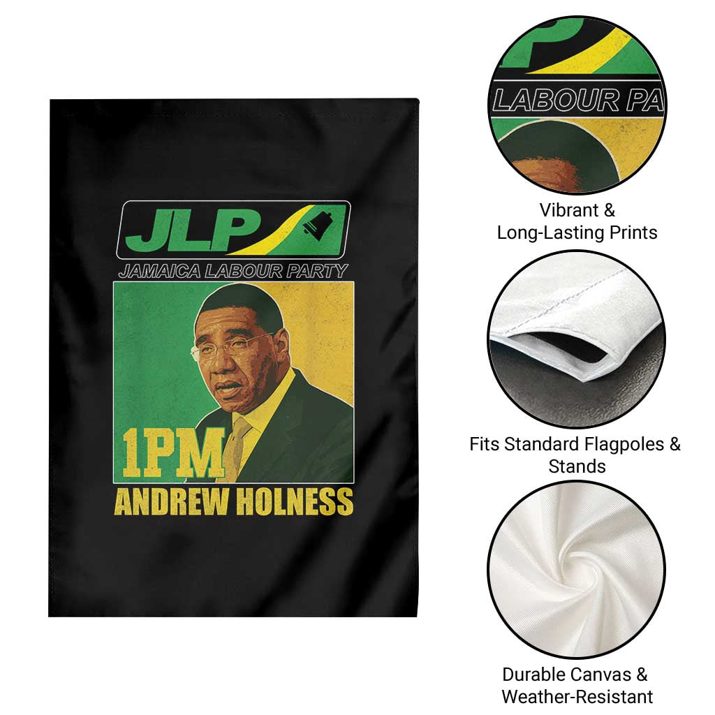 1PM Andrew Holness JPL Supporter Garden Flag Jamaica Labor Party Jamaican Political Pride - Wonder Print Shop