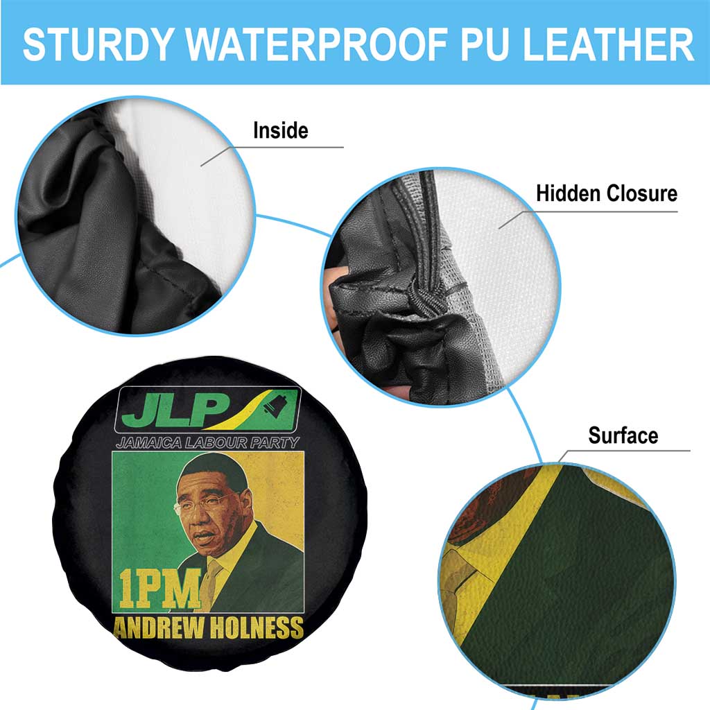 1PM Andrew Holness JPL Supporter Spare Tire Cover Jamaica Labor Party Jamaican Political Pride - Wonder Print Shop