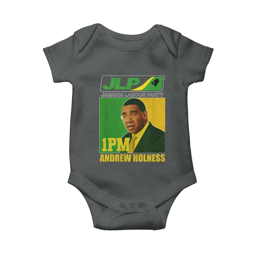 1PM Andrew Holness JPL Supporter Baby Onesie Jamaica Labor Party Jamaican Political Pride - Wonder Print Shop