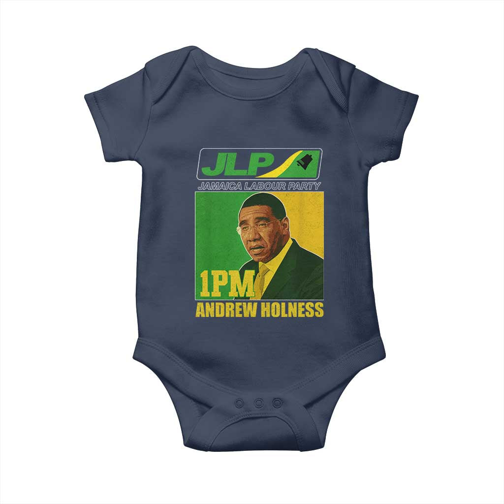 1PM Andrew Holness JPL Supporter Baby Onesie Jamaica Labor Party Jamaican Political Pride - Wonder Print Shop