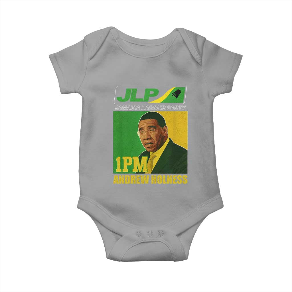 1PM Andrew Holness JPL Supporter Baby Onesie Jamaica Labor Party Jamaican Political Pride - Wonder Print Shop