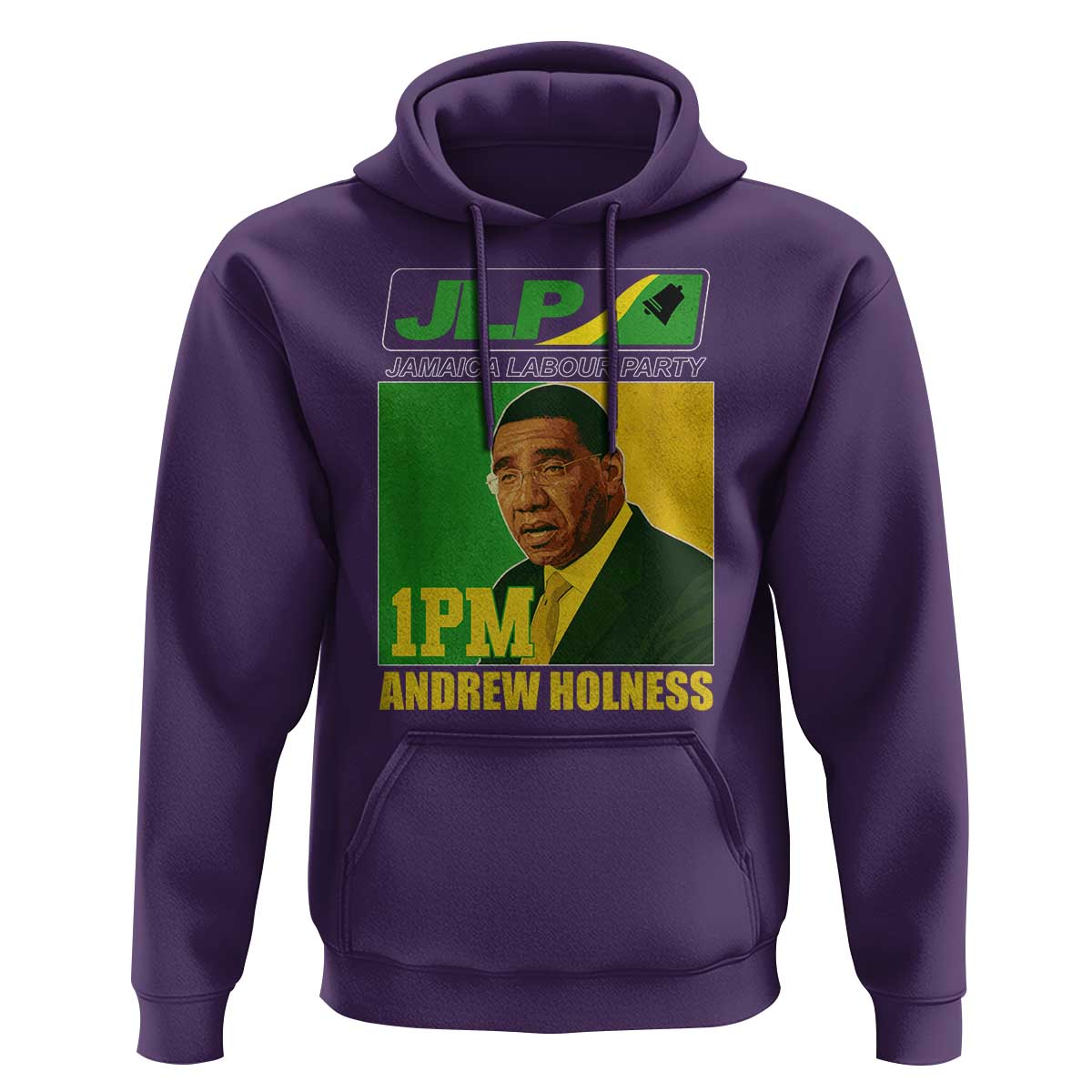 1PM Andrew Holness JPL Supporter Hoodie Jamaica Labor Party Jamaican Political Pride - Wonder Print Shop
