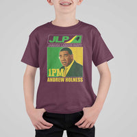 1PM Andrew Holness JPL Supporter T Shirt For Kid Jamaica Labor Party Jamaican Political Pride - Wonder Print Shop