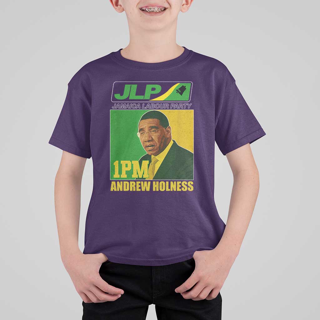1PM Andrew Holness JPL Supporter T Shirt For Kid Jamaica Labor Party Jamaican Political Pride - Wonder Print Shop