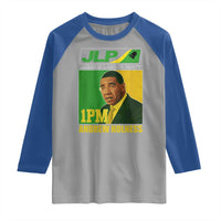 1PM Andrew Holness JPL Supporter Raglan Shirt Jamaica Labor Party Jamaican Political Pride - Wonder Print Shop