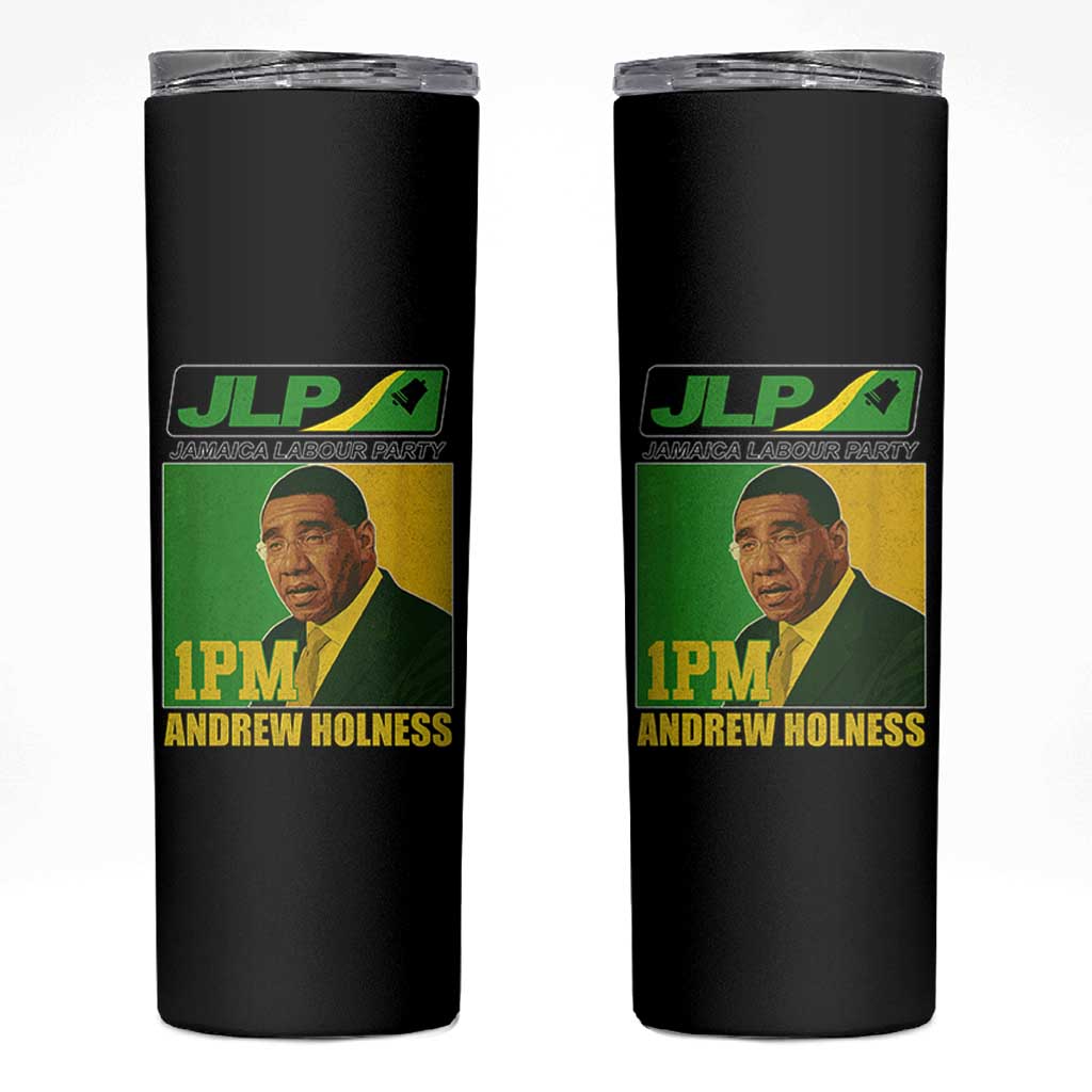 1PM Andrew Holness JPL Supporter Skinny Tumbler Jamaica Labor Party Jamaican Political Pride - Wonder Print Shop