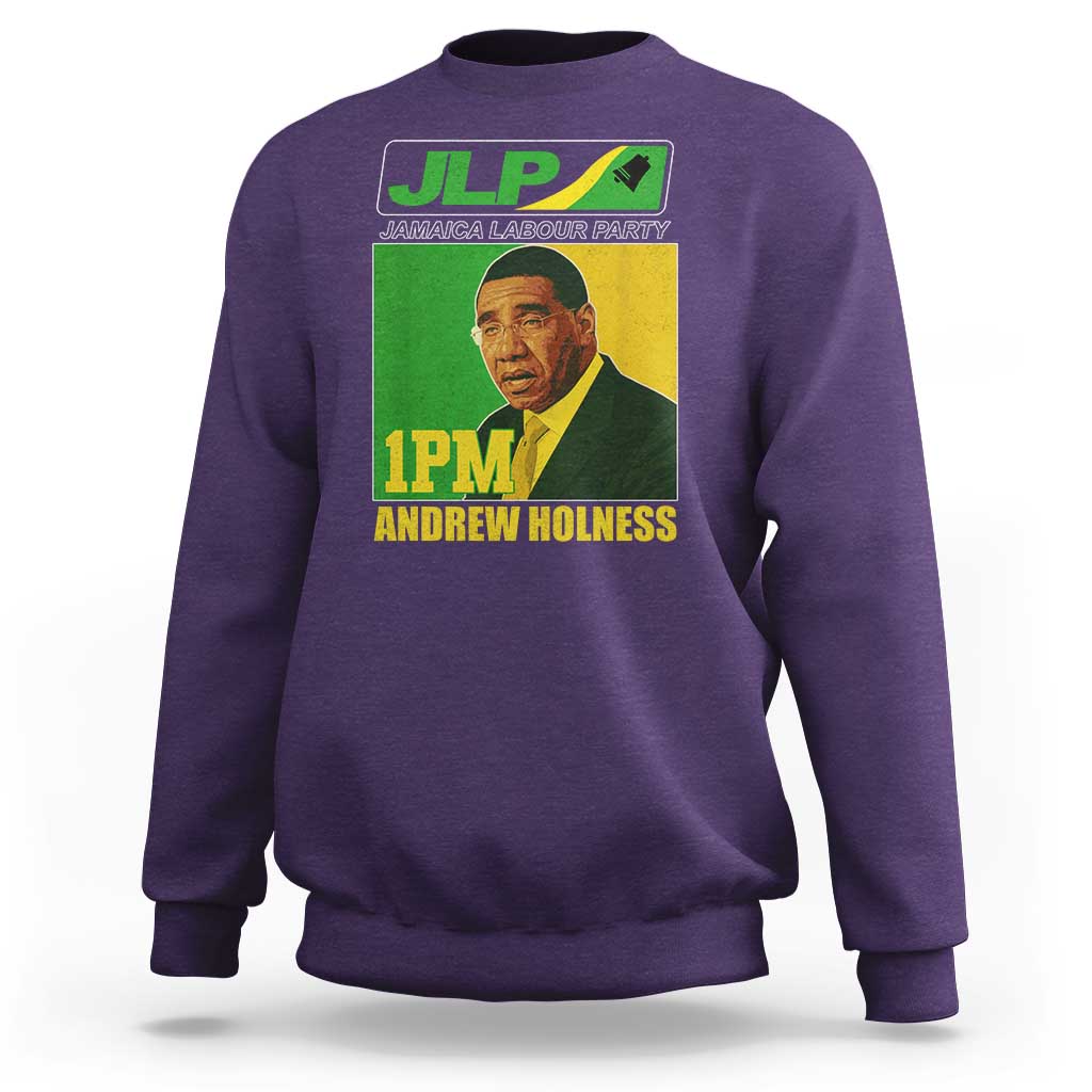 1PM Andrew Holness JPL Supporter Sweatshirt Jamaica Labor Party Jamaican Political Pride - Wonder Print Shop