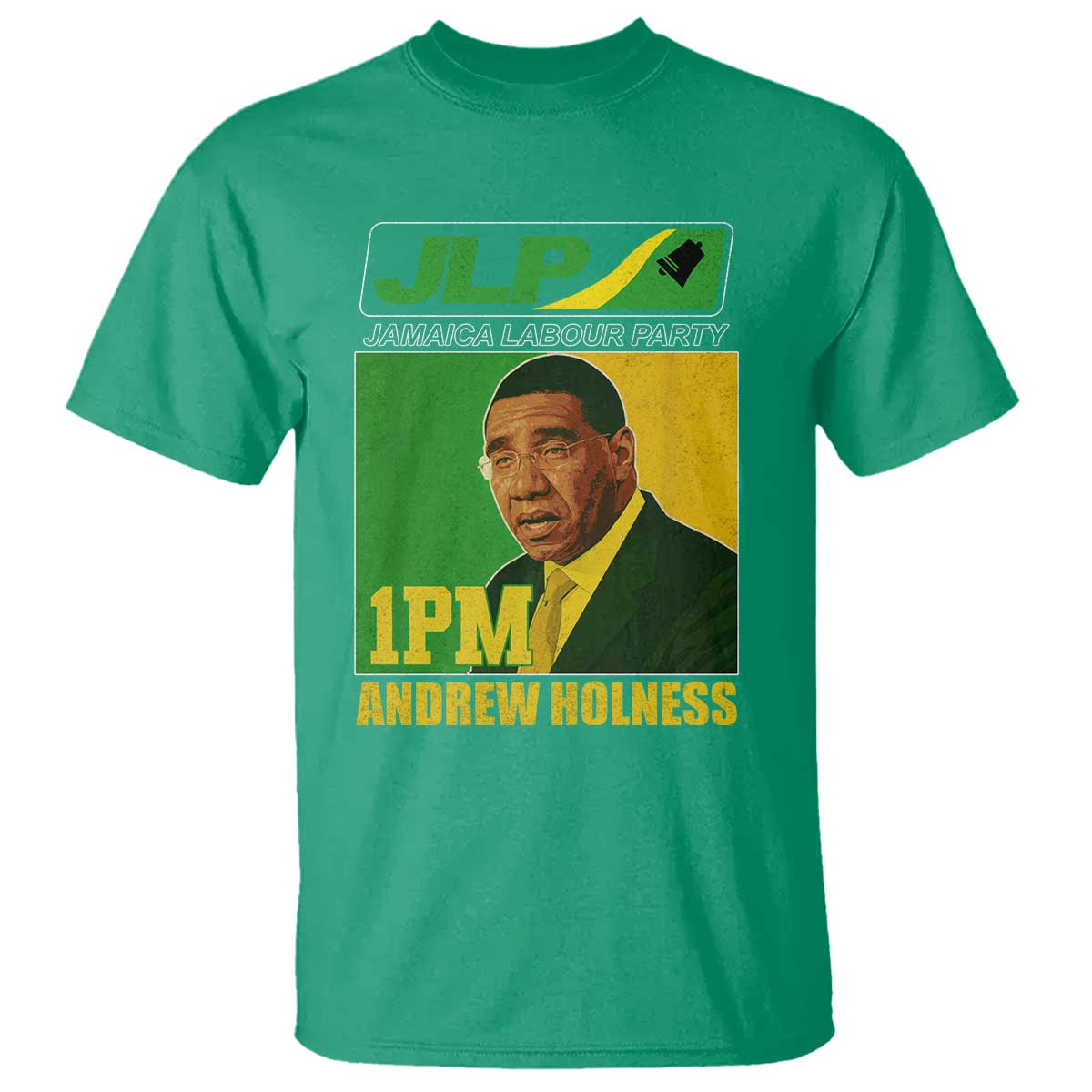 1PM Andrew Holness JPL Supporter T Shirt Jamaica Labor Party Jamaican Political Pride - Wonder Print Shop