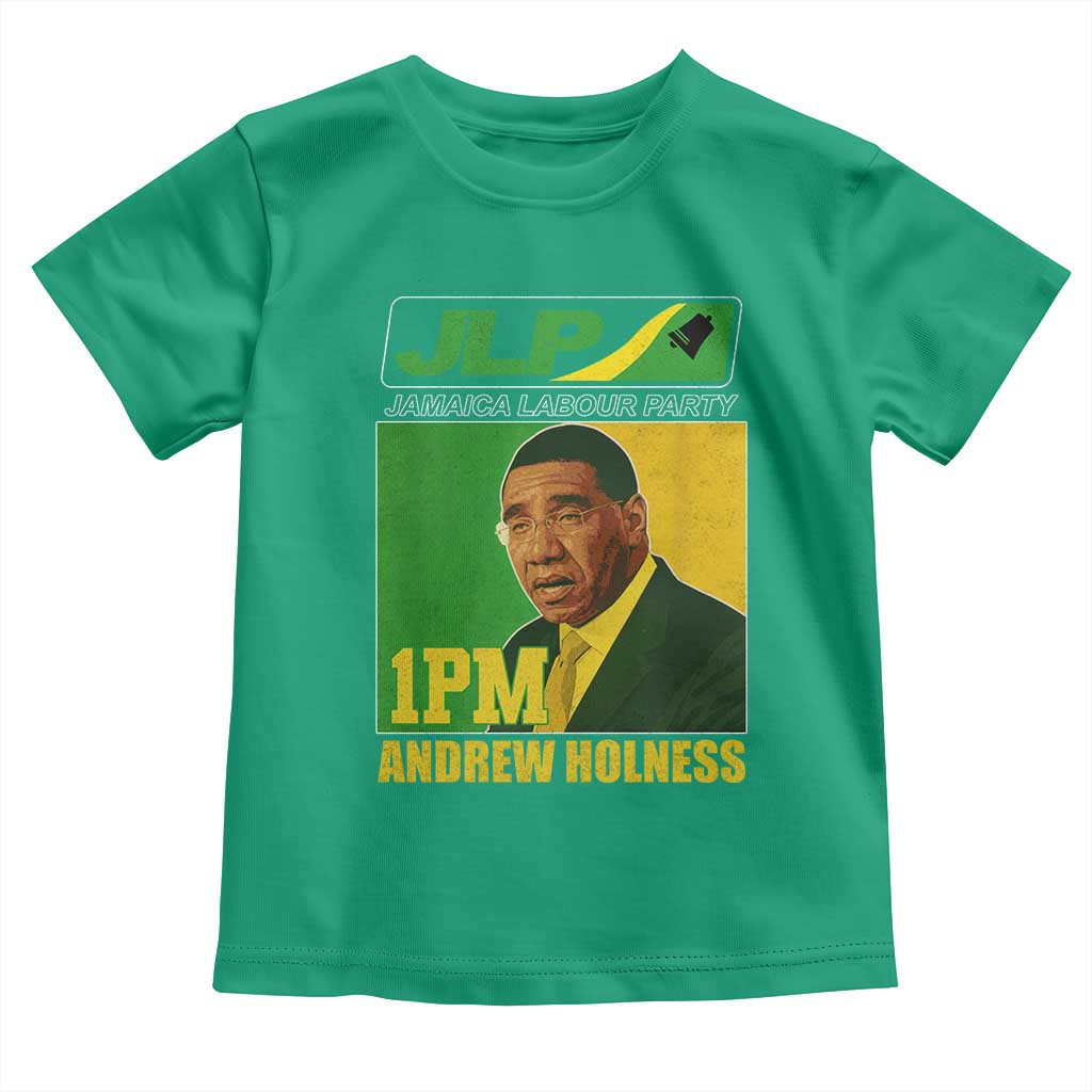 1PM Andrew Holness JPL Supporter Toddler T Shirt Jamaica Labor Party Jamaican Political Pride - Wonder Print Shop