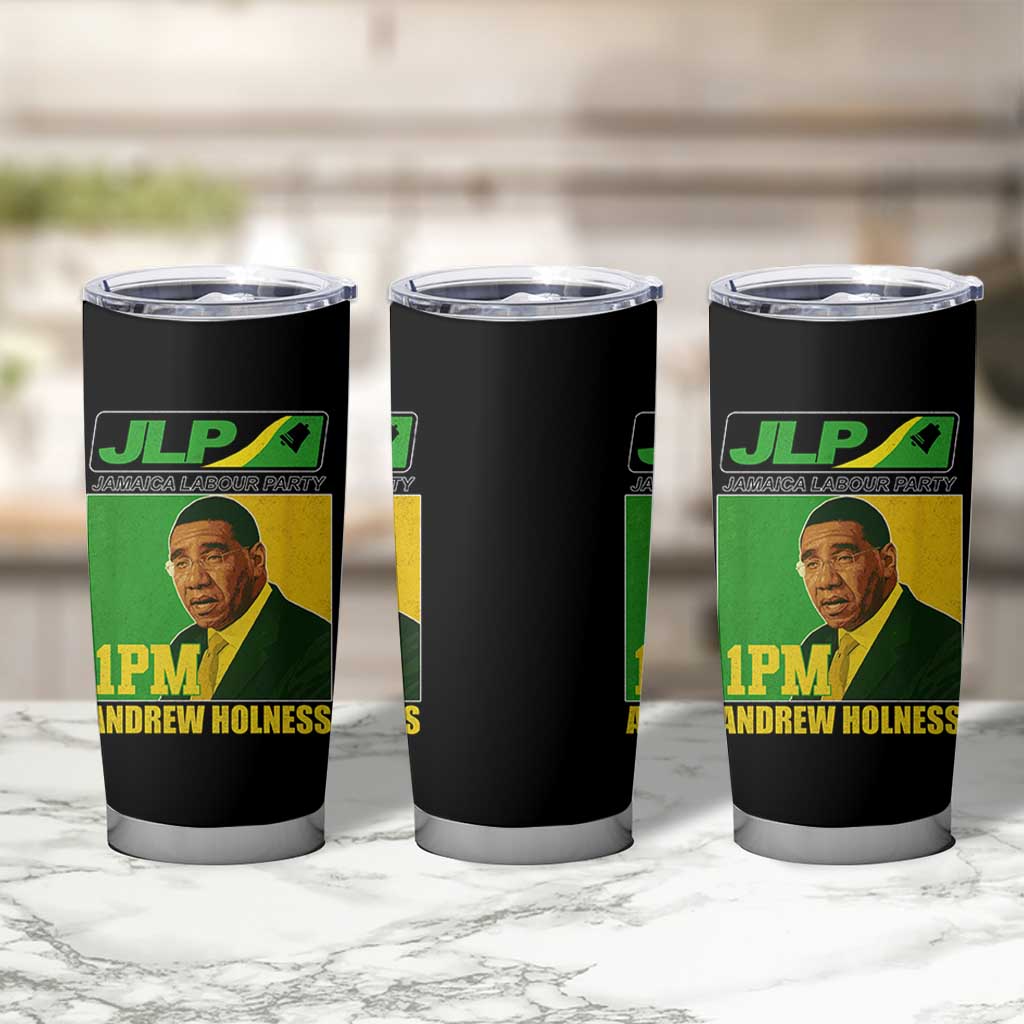 1PM Andrew Holness JPL Supporter Tumbler Cup Jamaica Labor Party Jamaican Political Pride - Wonder Print Shop