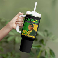 1PM Andrew Holness JPL Supporter Tumbler With Handle Jamaica Labor Party Jamaican Political Pride - Wonder Print Shop