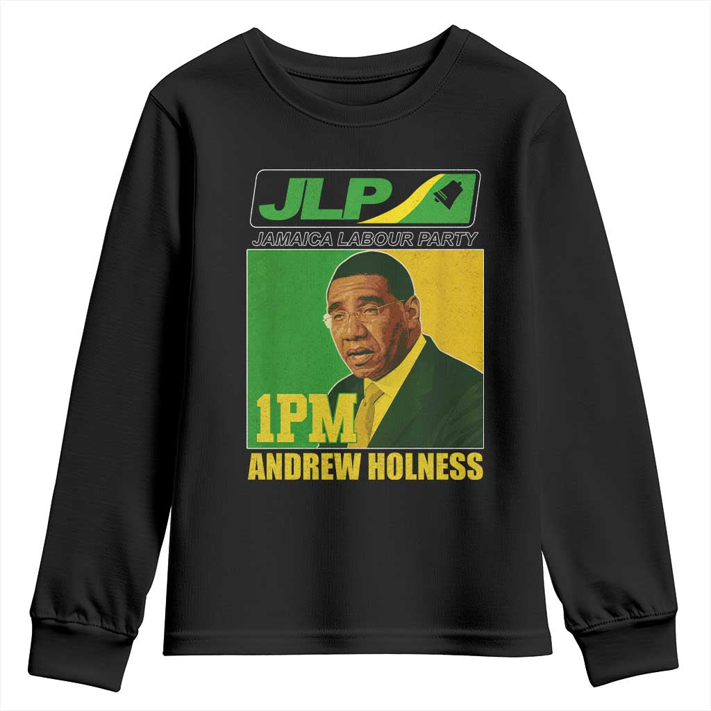 1PM Andrew Holness JPL Supporter Youth Sweatshirt Jamaica Labor Party Jamaican Political Pride - Wonder Print Shop