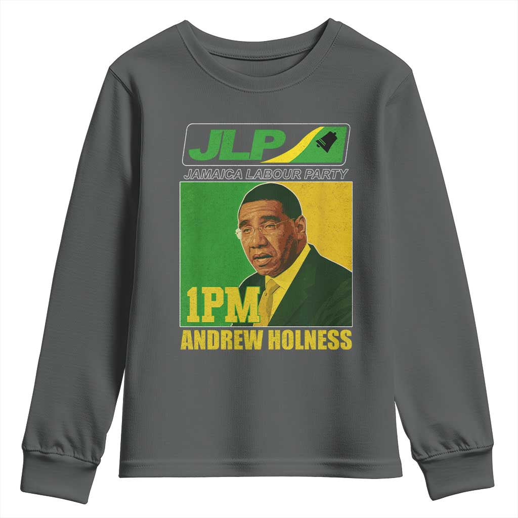 1PM Andrew Holness JPL Supporter Youth Sweatshirt Jamaica Labor Party Jamaican Political Pride - Wonder Print Shop