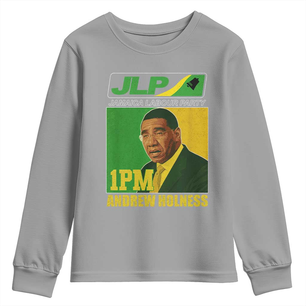 1PM Andrew Holness JPL Supporter Youth Sweatshirt Jamaica Labor Party Jamaican Political Pride - Wonder Print Shop