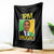 1PM BROGAD JLP Supporter Andrew Holness Throw Blanket Jamaica Labor Party Politics - Wonder Print Shop