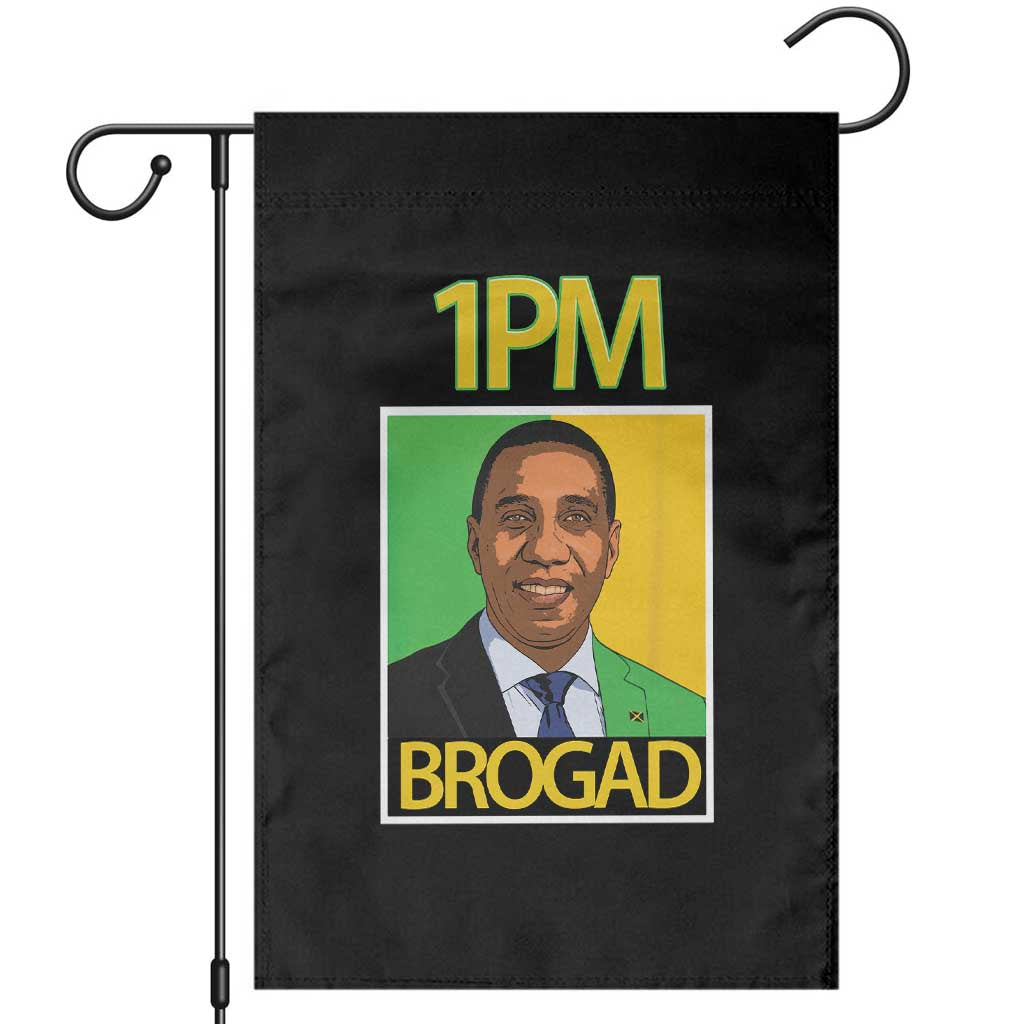 1PM BROGAD JLP Supporter Andrew Holness Garden Flag Jamaica Labor Party Politics - Wonder Print Shop