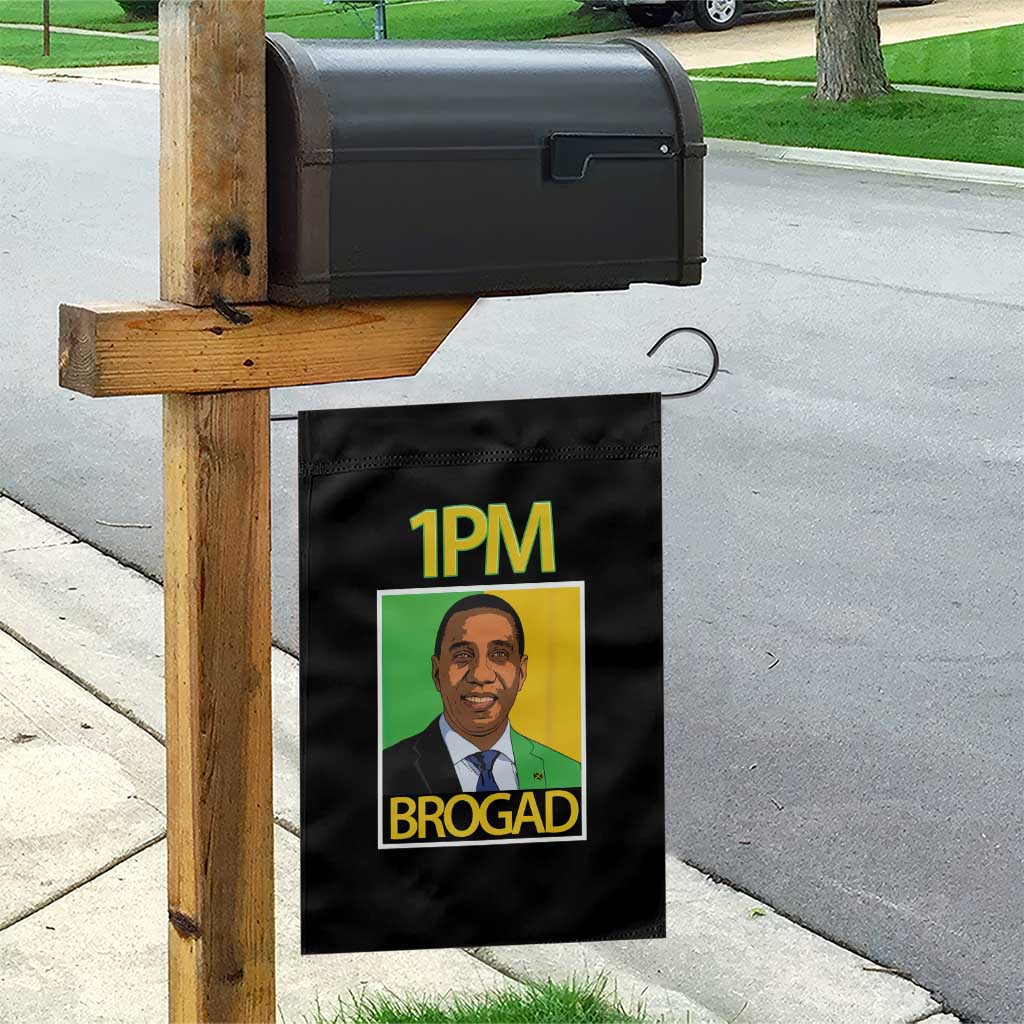 1PM BROGAD JLP Supporter Andrew Holness Garden Flag Jamaica Labor Party Politics - Wonder Print Shop