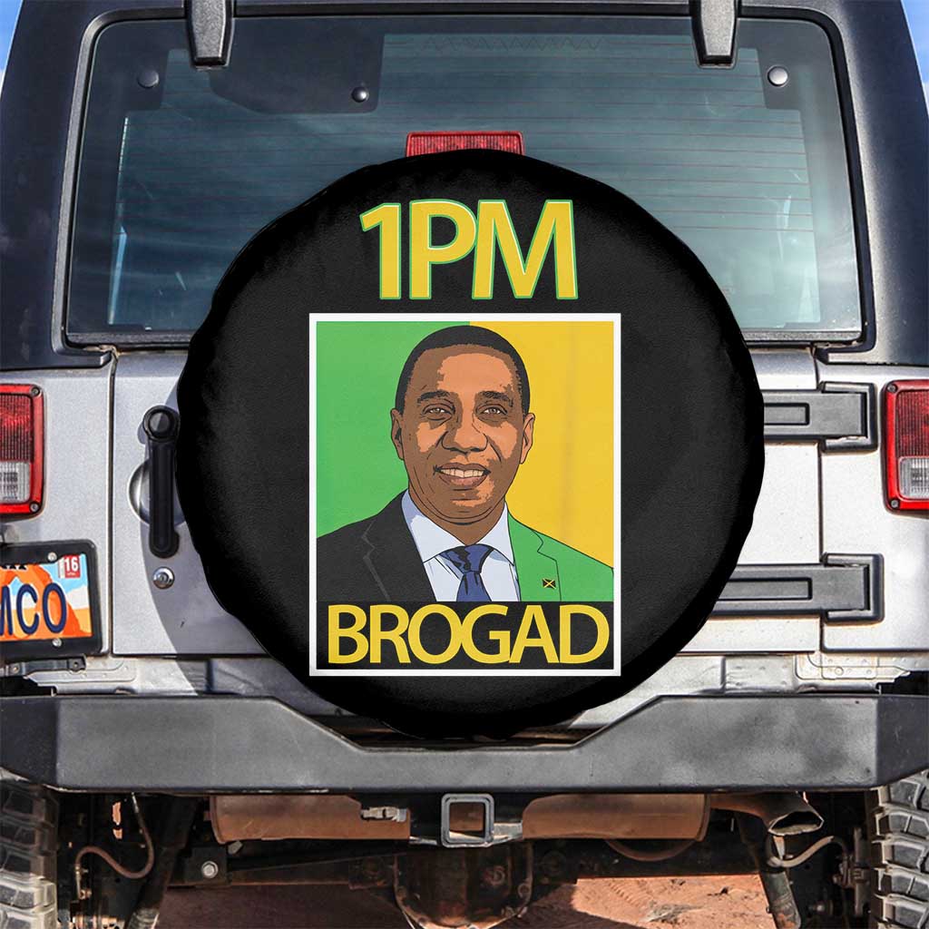 1PM BROGAD JLP Supporter Andrew Holness Spare Tire Cover Jamaica Labor Party Politics - Wonder Print Shop