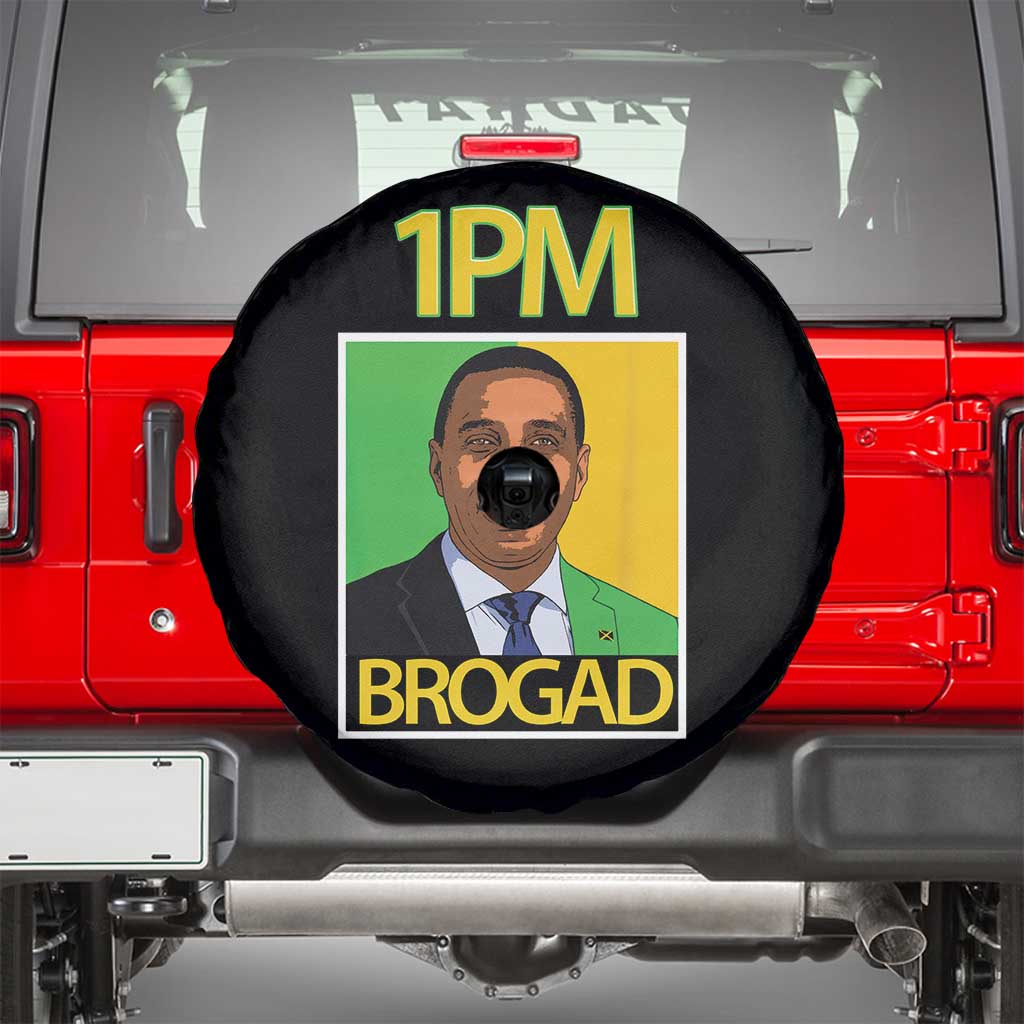 1PM BROGAD JLP Supporter Andrew Holness Spare Tire Cover Jamaica Labor Party Politics - Wonder Print Shop