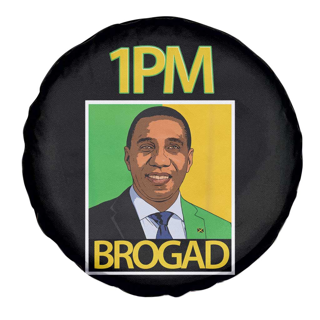 1PM BROGAD JLP Supporter Andrew Holness Spare Tire Cover Jamaica Labor Party Politics - Wonder Print Shop