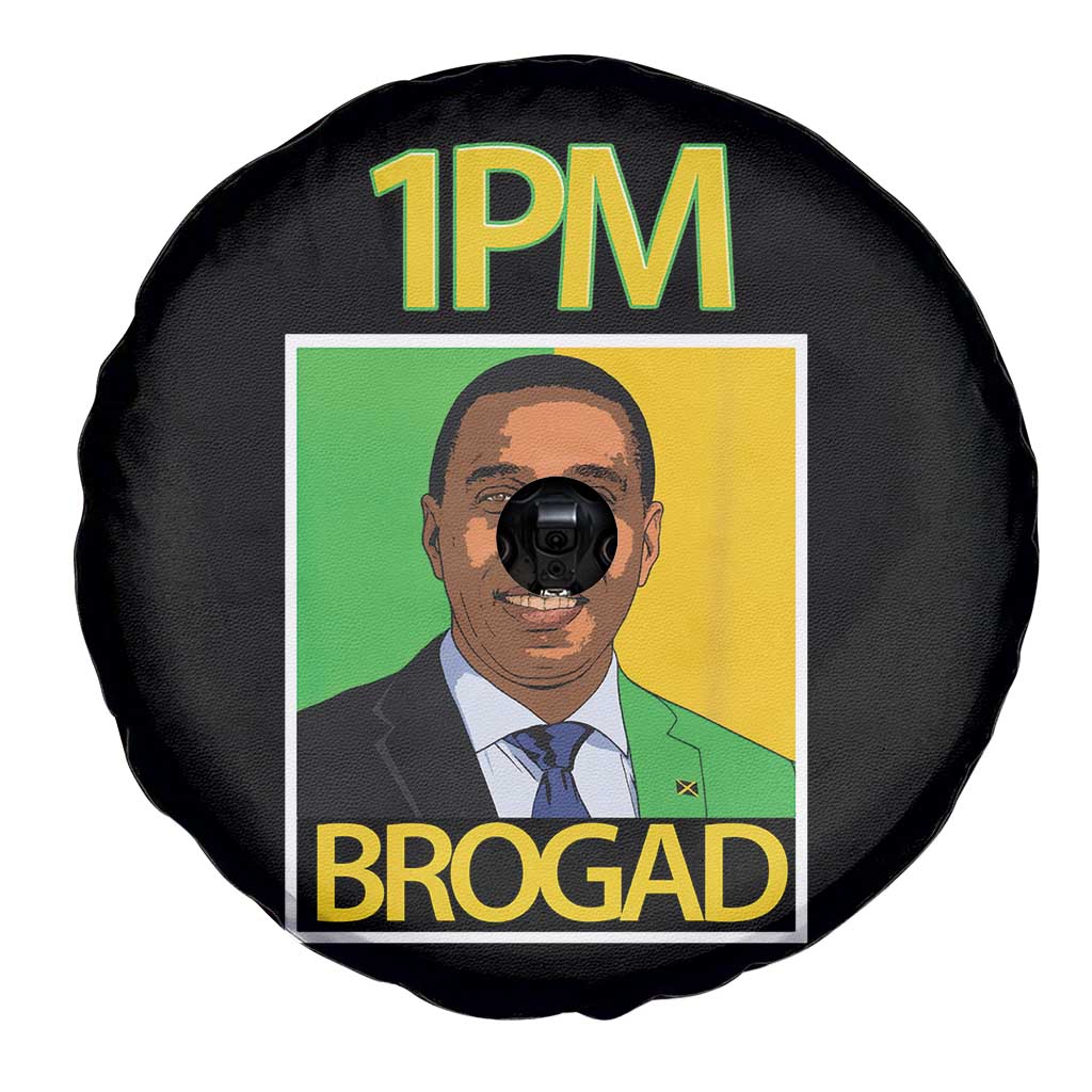 1PM BROGAD JLP Supporter Andrew Holness Spare Tire Cover Jamaica Labor Party Politics - Wonder Print Shop