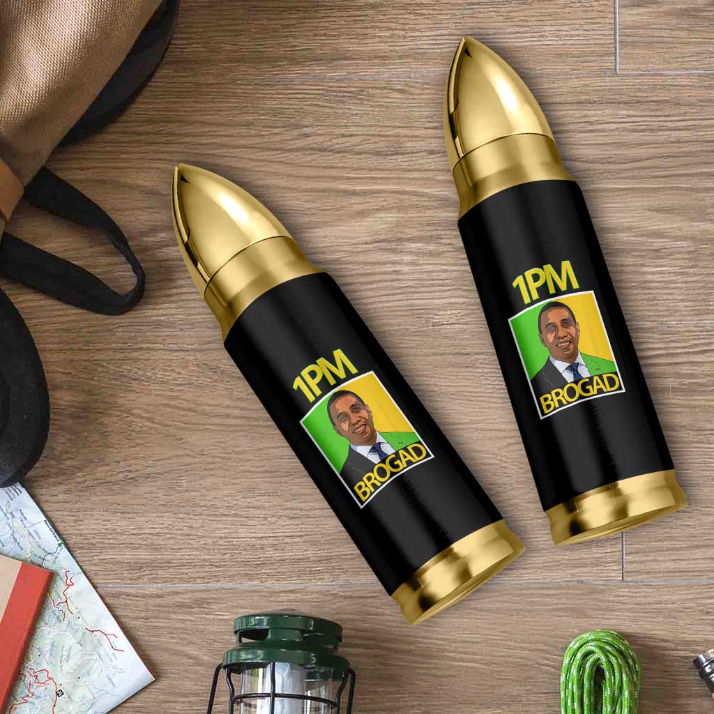1PM BROGAD JLP Supporter Andrew Holness Bullet Tumbler Jamaica Labor Party Politics - Wonder Print Shop