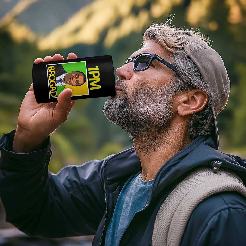 1PM BROGAD JLP Supporter Andrew Holness 4 in 1 Can Cooler Tumbler Jamaica Labor Party Politics - Wonder Print Shop