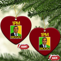 1PM BROGAD JLP Supporter Andrew Holness Ceramic Ornament Jamaica Labor Party Politics - Wonder Print Shop