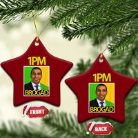 1PM BROGAD JLP Supporter Andrew Holness Ceramic Ornament Jamaica Labor Party Politics - Wonder Print Shop