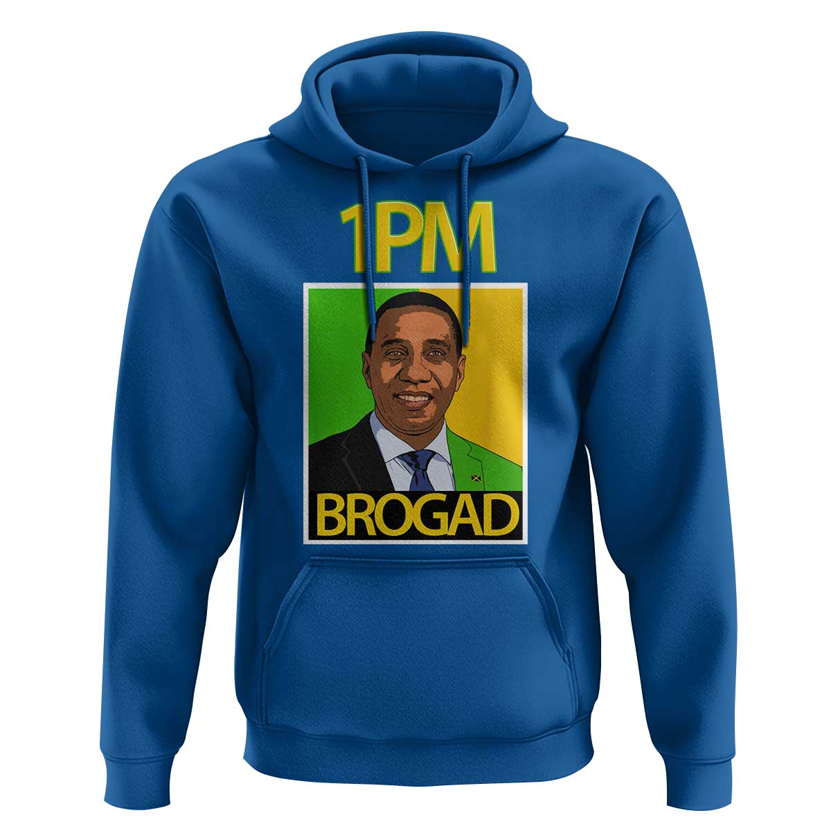 1PM BROGAD JLP Supporter Andrew Holness Hoodie Jamaica Labor Party Politics - Wonder Print Shop