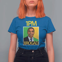 1PM BROGAD JLP Supporter Andrew Holness T Shirt For Women Jamaica Labor Party Politics - Wonder Print Shop