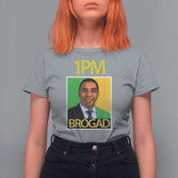 1PM BROGAD JLP Supporter Andrew Holness T Shirt For Women Jamaica Labor Party Politics - Wonder Print Shop