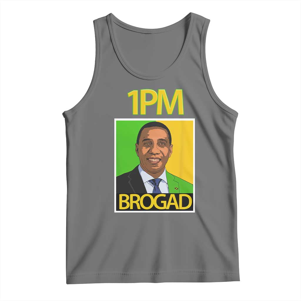 1PM BROGAD JLP Supporter Andrew Holness Tank Top Jamaica Labor Party Politics - Wonder Print Shop