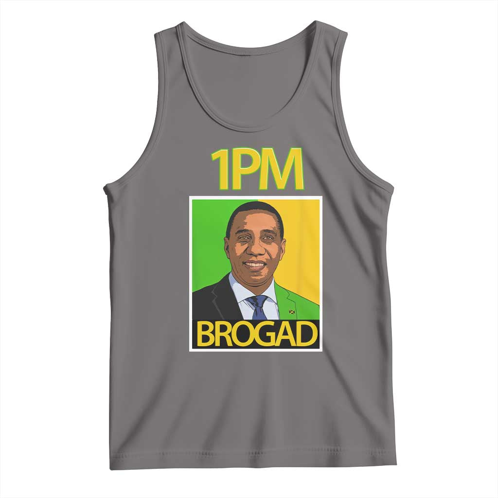 1PM BROGAD JLP Supporter Andrew Holness Tank Top Jamaica Labor Party Politics - Wonder Print Shop