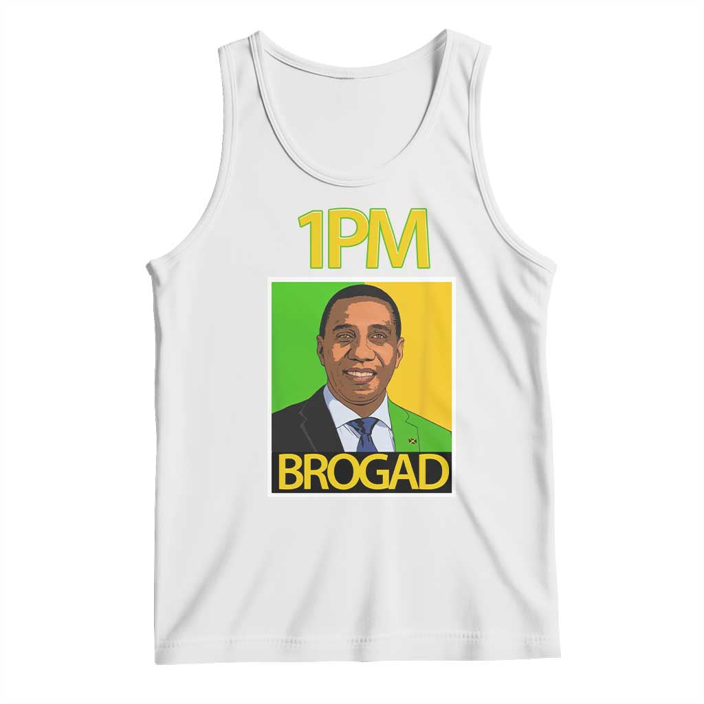 1PM BROGAD JLP Supporter Andrew Holness Tank Top Jamaica Labor Party Politics - Wonder Print Shop