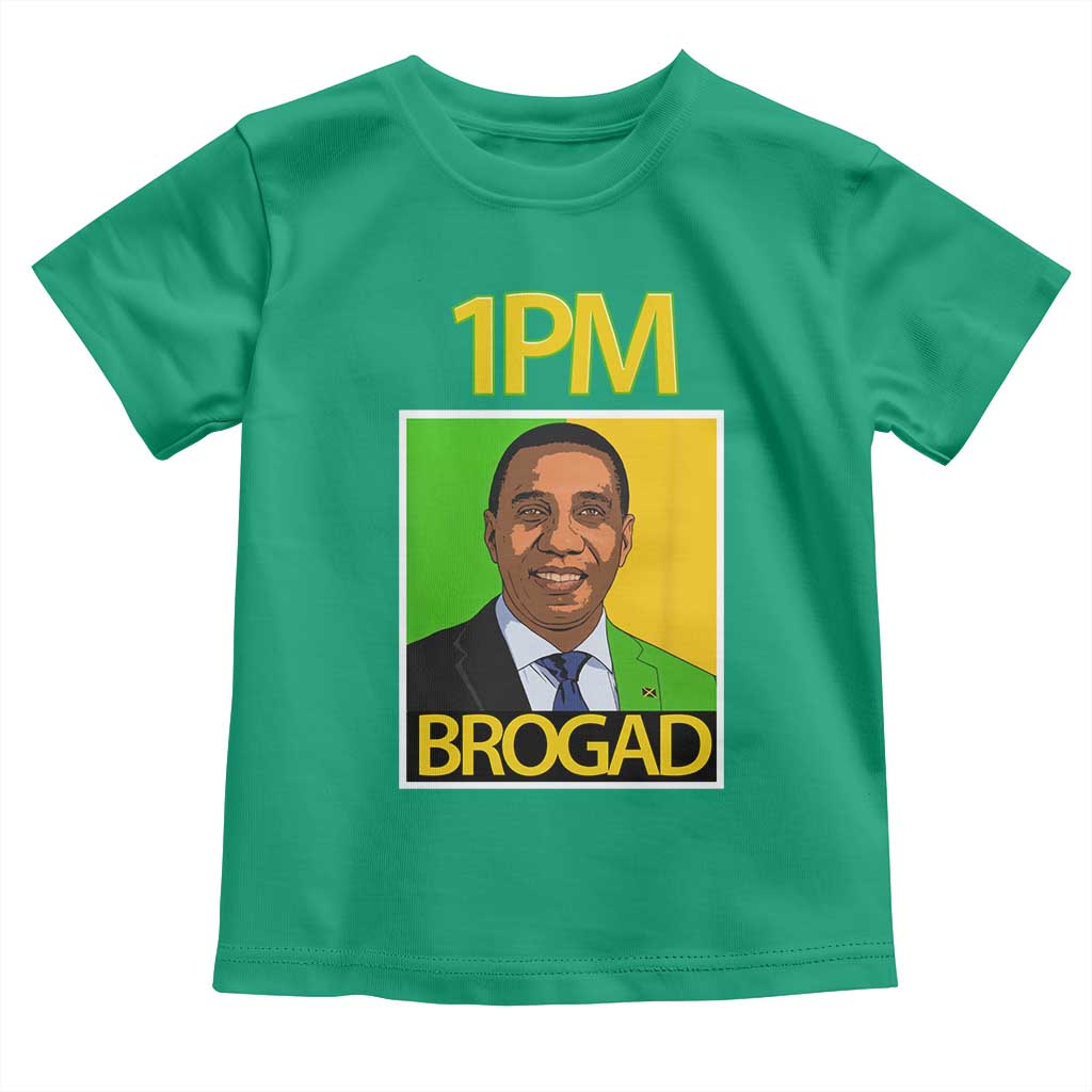 1PM BROGAD JLP Supporter Andrew Holness Toddler T Shirt Jamaica Labor Party Politics - Wonder Print Shop